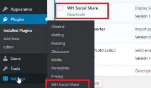 WH social Share
