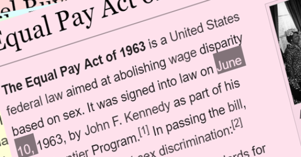 President John F. Kennedy signed the United States Equal Pay Act into law featured image - LankaTricks
